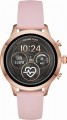 Michael Kors - Access Smartwatch 41mm Stainless Steel - Gold-Tone with Pink Silicone Band