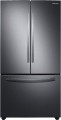 Samsung - 28 cu. ft. Large Capacity 3-Door French Door Refrigerator with AutoFill Water Pitcher - Fingerprint Resistant Black Stainless Steel