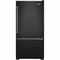Maytag - 22.1 Cu. Ft. Bottom-Freezer Refrigerator - Black on black