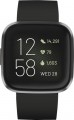 Fitbit - Versa 2 Smartwatch 40mm Aluminum - Black/Carbon with Silicone Band