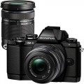 Olympus OM-D E-M10 16.1MP Mirrorless Camera with 14-42mm Lens and Extra 40-150mm Telephoto Zoom Lens