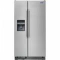 Maytag - 24.6 Cu. Ft. Side-by-Side Refrigerator - Stainless steel