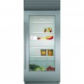 Sub-Zero  Classic 23.3 Cu. Ft. Built-In Refrigerator with Glass Door - Stainless steel
