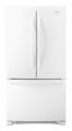 Whirlpool - 21.7 Cu. Ft. French Door Refrigerator - White-on-White