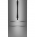 GE Profile - 29 Cu. Ft. Bottom-Freezer Smart Refrigerator with Adjustable Temperature Drawer - Stainless Steel