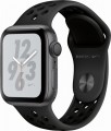 Apple - Apple Watch Nike+ Series 4 (GPS), 40mm Space Gray Aluminum Case with Anthracite/Black Nike Sport Band - Space Gray Aluminum