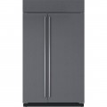 Sub-Zero - Classic 28.2 Cu. Ft. Side-by-Side Built-In Refrigerator with Internal Dispenser - Custom Panel Ready