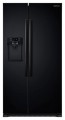 Samsung - 22.3 Cu. Ft. Counter-Depth Side-by-Side Refrigerator with Thru-the-Door Ice and Water - Black
