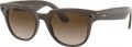 Ray-Ban - Stories Meteor Smart Glasses - Shiny Brown/Brown Gradient