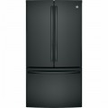 GE - 28.5 Cu. Ft. French Door Refrigerator - High gloss black