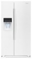 Whirlpool - 25.6 Cu. Ft. Side-by-Side Refrigerator with Thru-the-Door Ice and Water - White