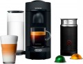 Nespresso - Vertuo Plus Deluxe Coffee and Espresso Maker by De'Longhi with Aeroccino Milk Frother - Matte Black