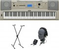 Yamaha - Portable Keyboard with 76 Piano-Style Graded Soft-Touch Keys - Champagne Gold