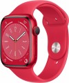 Apple Watch Series 8 GPS + Cellular 45mm (PRODUCT)RED Aluminum Case with (PRODUCT)RED Sport Band - S/M - (PRODUCT)RED