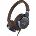 Audio-Technica - On-Ear Hi-Res Headphones - Brown/Navy