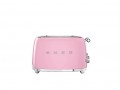 SMEG TSF03 4x4 Slot Wide-Slot Toaster Toaster - Pink