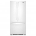 Whirlpool - 22 cu. ft. French Door Refrigerator with Humidity-Controlled Crispers - White