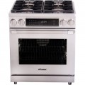 Dacor  Professional 5.2 Cu. Ft. Self-Cleaning Freestanding Dual Fuel Convection Range, Liquid Propane - Silver Stainless Steel