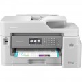 Brother - INKvestment Tank MFC-J5845DW Wireless Color All-In-One Printer - White/Gray