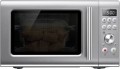 Breville - the Compact Wave™ Soft Close 0.9 Cu. Ft. Microwave - Silver