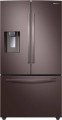 Samsung - 22.6 Cu. Ft. French Door Counter-Depth Refrigerator with Apps - Tuscan Stainless Steel