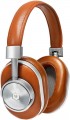 Master & Dynamic - MW60 Over-the-Ear Wireless Headphones - Silver Metal/Brown Leather