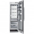 Dacor - 13.7 Cu. Ft. Built-In Refrigerator - Silver stainless steel