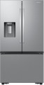 Samsung - 26 cu. ft. 3-Door French Door Counter Depth Smart Refrigerator with Four Types of Ice - Stainless Steel