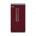 Viking - Professional 5 Series Quiet Cool 25.3 Cu. Ft. Side-by-Side Built-In Refrigerator - Burgundy