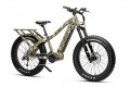 QuietKat - Apex Pro VPO E-Bike w/ Maximum Operating Range of 48 Miles and w/ Maximum Speed of 28 MPH - Small - Angle Earth Camo