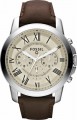 Fossil - Q Grant Chronograph Hybrid Smartwatch 44mm Stainless Steel - Stainless steel