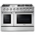 Thor Kitchen - 6.7cu ft Freestanding Double Oven Convection Gas Range - Stainless Steel