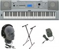 Yamaha - Portable Keyboard with 76 Piano-Style Graded Soft-Touch Keys - Silver