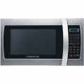 Farberware - Professional 1.3 Cu. Ft. Mid-Size Microwave - Stainless steel/black