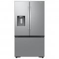 Samsung - Open Box 26 cu. ft. French Door Counter Depth Smart Refrigerator with Four Types of Ice - Stainless Steel