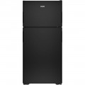 Hotpoint - 14.6 Cu. Ft. Top-Freezer Refrigerator - Black