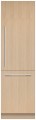 Fisher & Paykel  24in. 12.1 cu.ft. Bottom-Freezer Built-In Column Refrigerator with Stainless Interior and Internal Ice and Water - Panel Ready