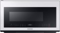 Samsung  2.1 cu. ft. BESPOKE Over-the-Range Microwave with Sensor Cooking - White Glass